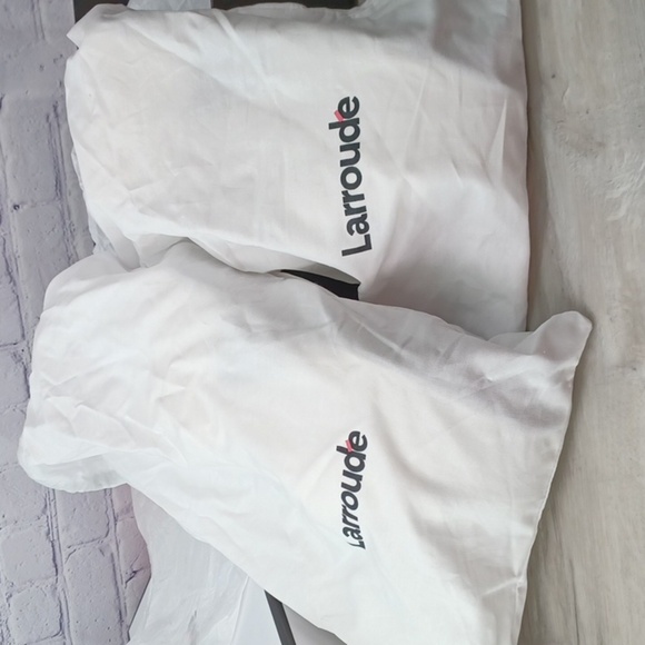 Larroude Miso Kid Skin Leather Platform Sandal NIB - Picture 9 of 10